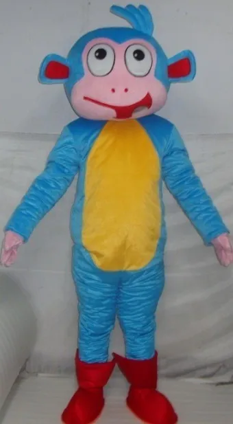 Nový dospelý predaj Blue Monkey Maksot kostým vianočné luxusné šaty Halloween maskot kostým zadarmo loď