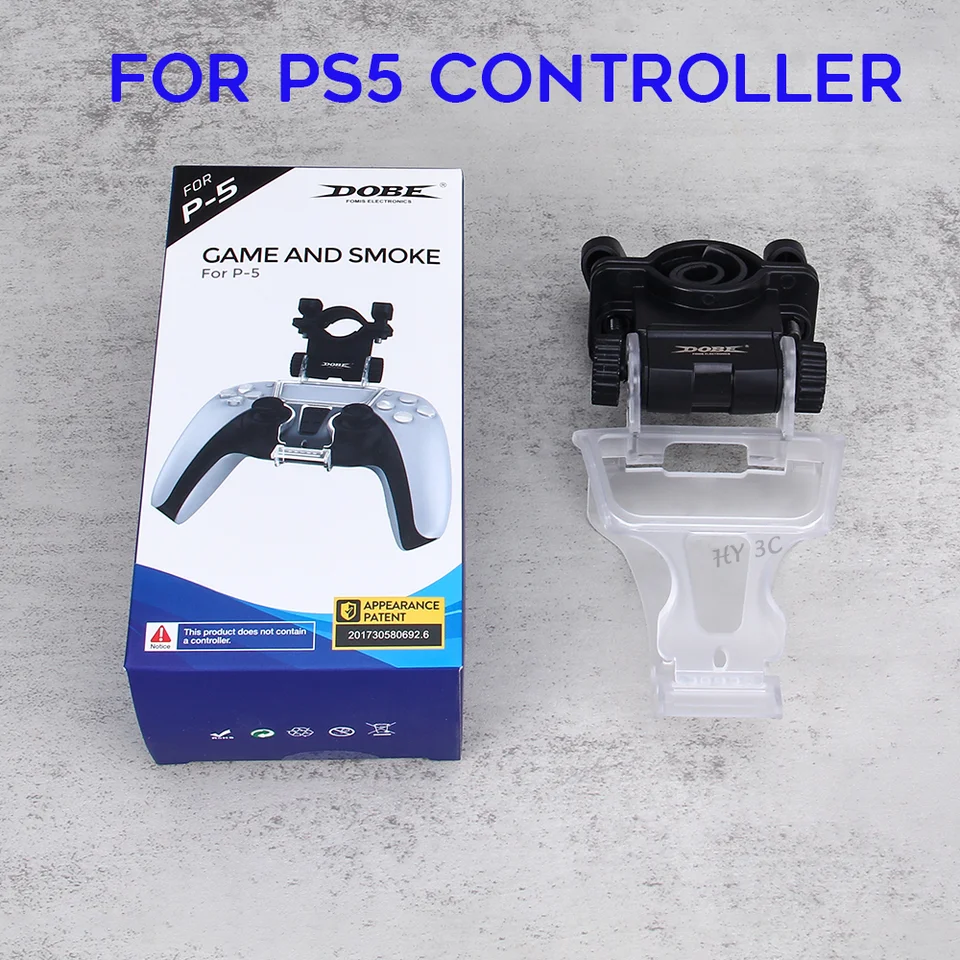 Nový držiak hadice vodnej fajky Shisha Bracket pre PS5 Her Controller Rukoväť dymového klip