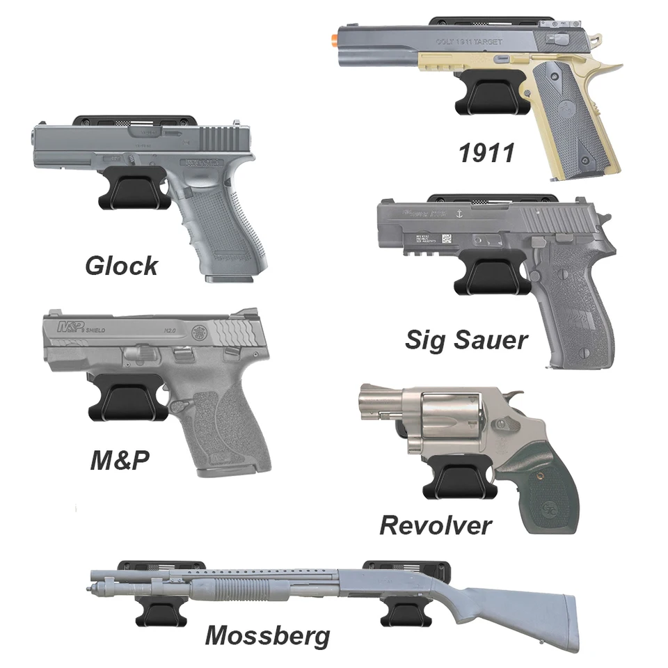 Nový držiak na držiak pieskovcov a bezpečnostné ochranné zariadenie pre GLOCK G17 G22 G23 G34 G43X 1911 M&P SIG GULK