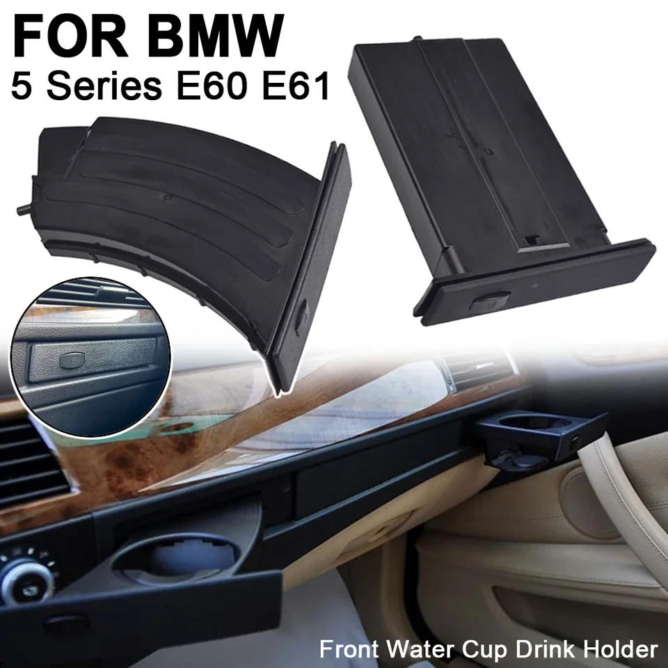 Nový držiak na pohár predného nápoja pre držiak na výrobu automobilov pre BMW 5 Series E60 E61 M5 525I 528I 530I 535I 550I 2004-2010 OEM & 51459125622