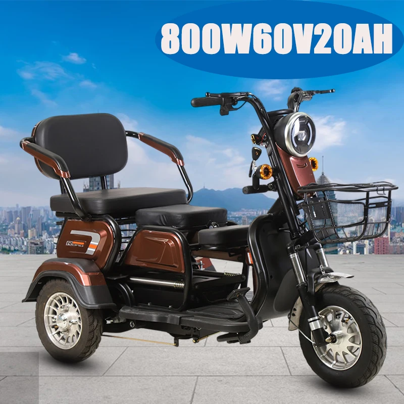 Nový elektrický trojkoles dospelých starší SmallMini Domáci mobilita Scooter Rodičovec pre voľný čas elektrický skúter elektrický skúter