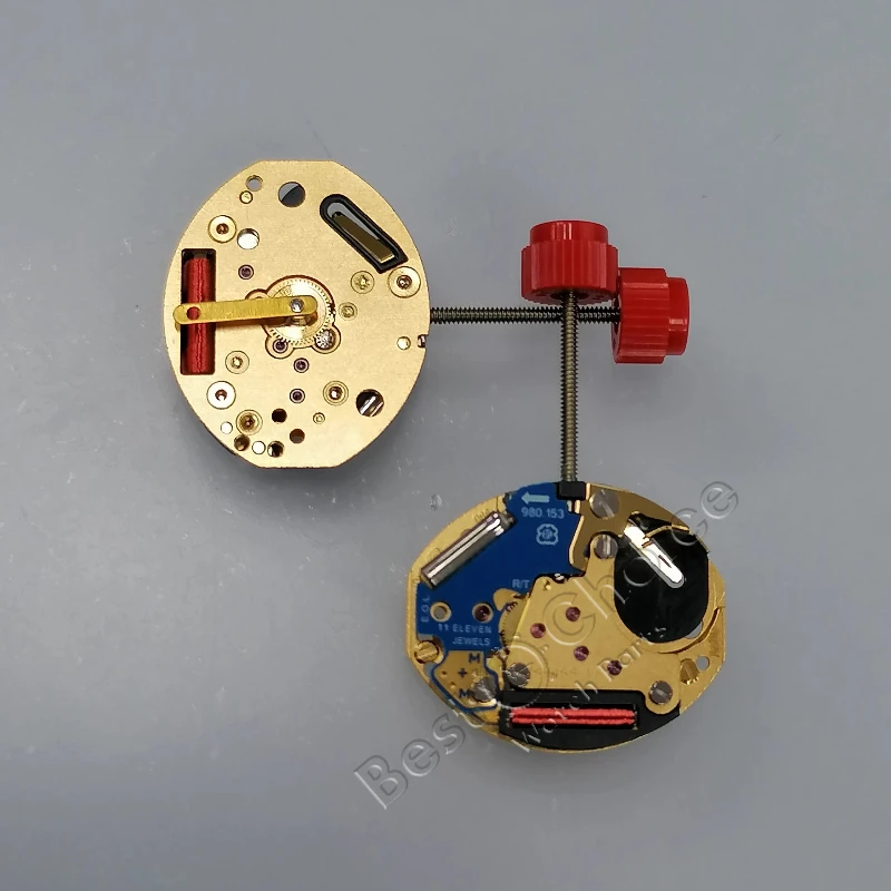 NOVÝ ETA980.153 Pohybový Quartz Electronic 980153 Dvojpínkové a polovičné pohyby