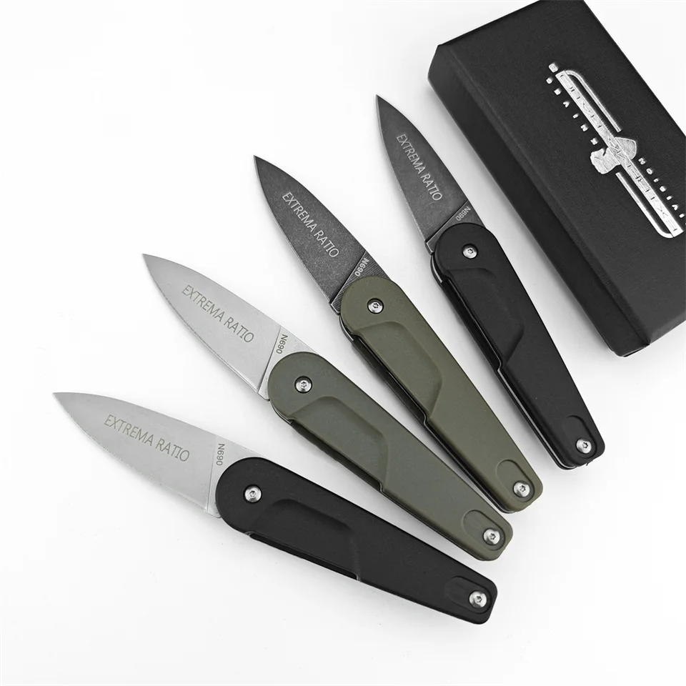 Nový extrémový pomer skladacieho noža D2 Blade G10 Rukoväť vysokokvalitné vonkajšie prežitie EDC Camping Hunding Loving Cutting Tools