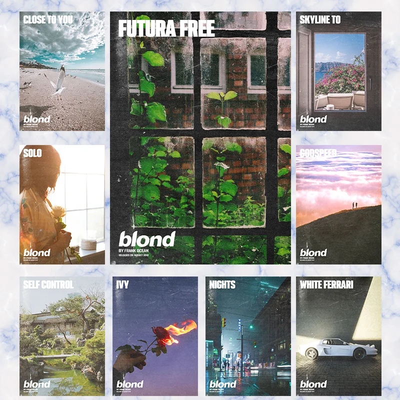Nový frant plagát výtlačky Ocean Blonde