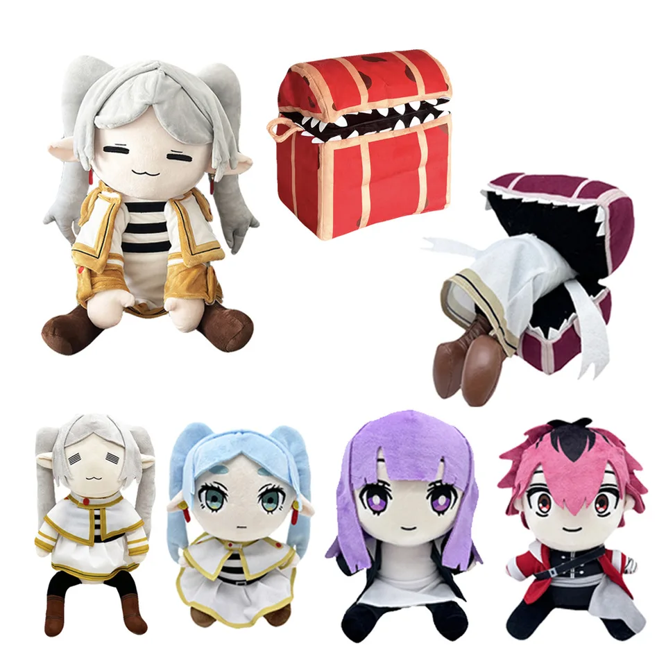 Nový Frieren Beyond Journ Plush Hračky roztomilé mäkké plnené karikatúry Dolls na dieťa narodeniny vianočný darček