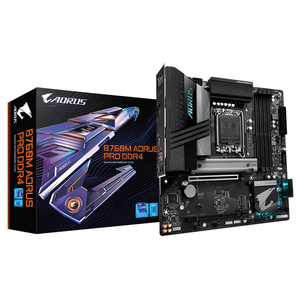 Nový Gigabyte B760M AORUS PRO DDR4 B760 Základná doska DDR4 128 GB Intel 12. 13. GEN LGA1700 RGB Desktop Gaming