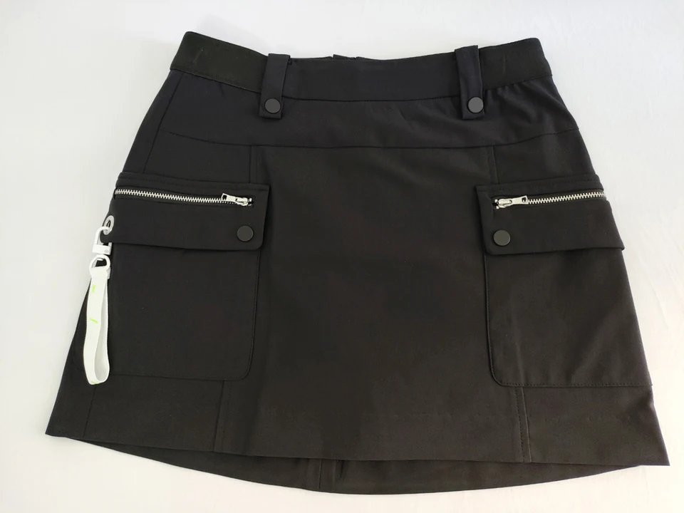 Nový golf pre ženy viacerých dôvodov Klasická krátka sukňa Stretch Elastic Band Big Zippered Pocket Príležitostné dno s krátkymi nohavicami
