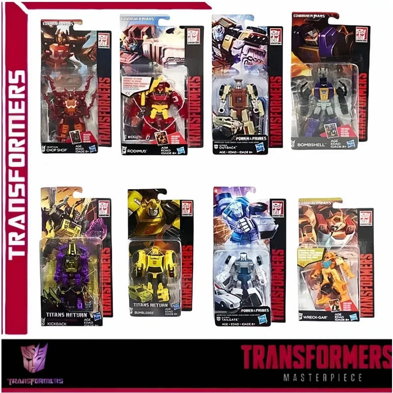 Nový Hasbro Transformers IDW Commander G Series Cliffjumper Bumblebee Wind Charger Wreck Wreck Brawn-Gar Action Figures Model Toy Gift