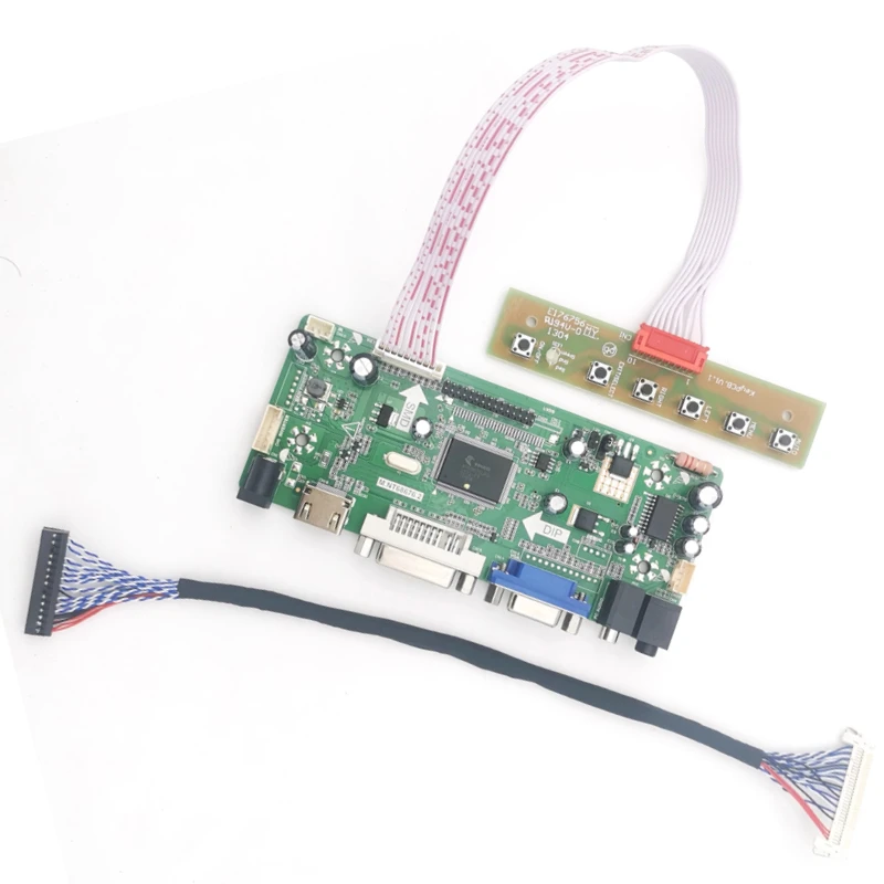 Nový HDMI+VGA+DVI+Audio M.NN68676 ROZDALIKA OVERAČNÉHO OVLÁDACIA PRE 10 INCH HSD100IFW1-A00 1024X600 LCD PANEL