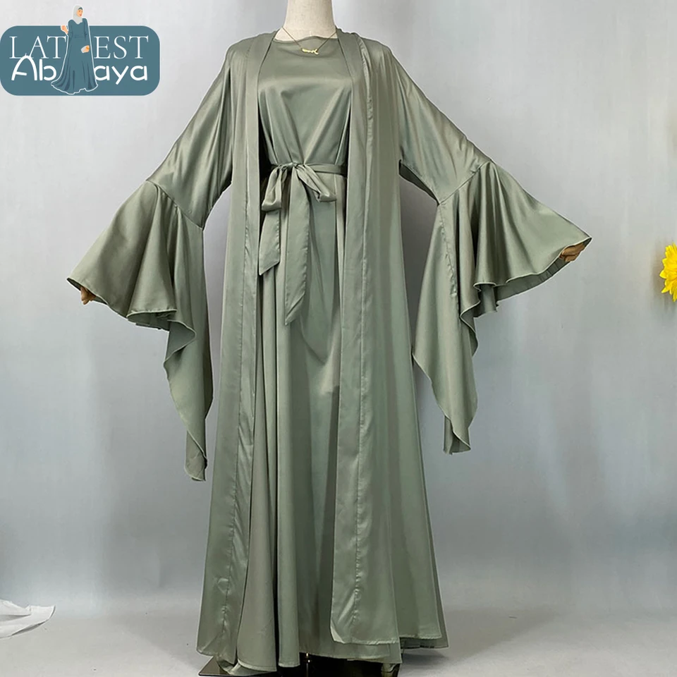 Nový horúca predajňa Turecka 2 kus Abaya Set moslimské oblečenie pre dámsky kimono marocký kaftan jellaba dlhé šaty islam kebaya