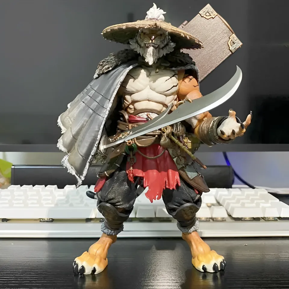 Nový Hot 22cm Furay Planet Anime Series 3. 1/12 Tiger Weng Figurín Model Hermit Full Set Action Figure Doll Hračka pre narodeniny