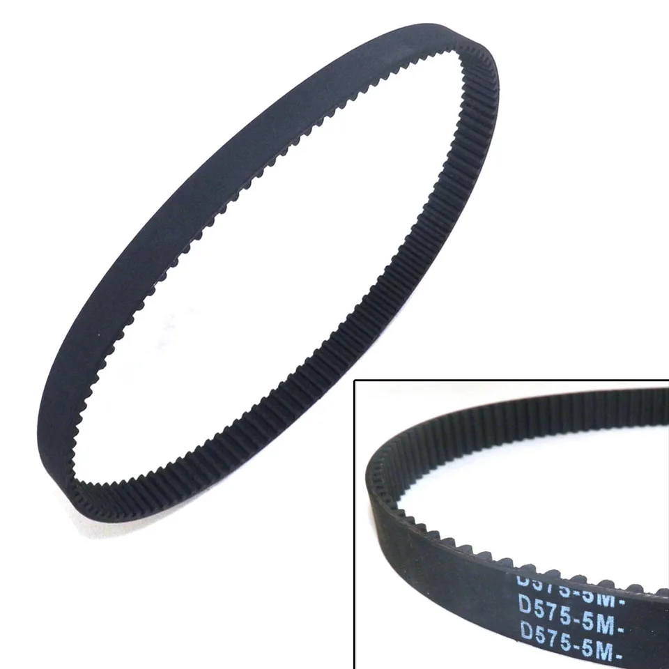 Nový HTD 5M 575 Belt Electric Scooter E-Scooteter E-Bike Belt 575-5M-15 Časový pás 15 mm šírka 15 mm