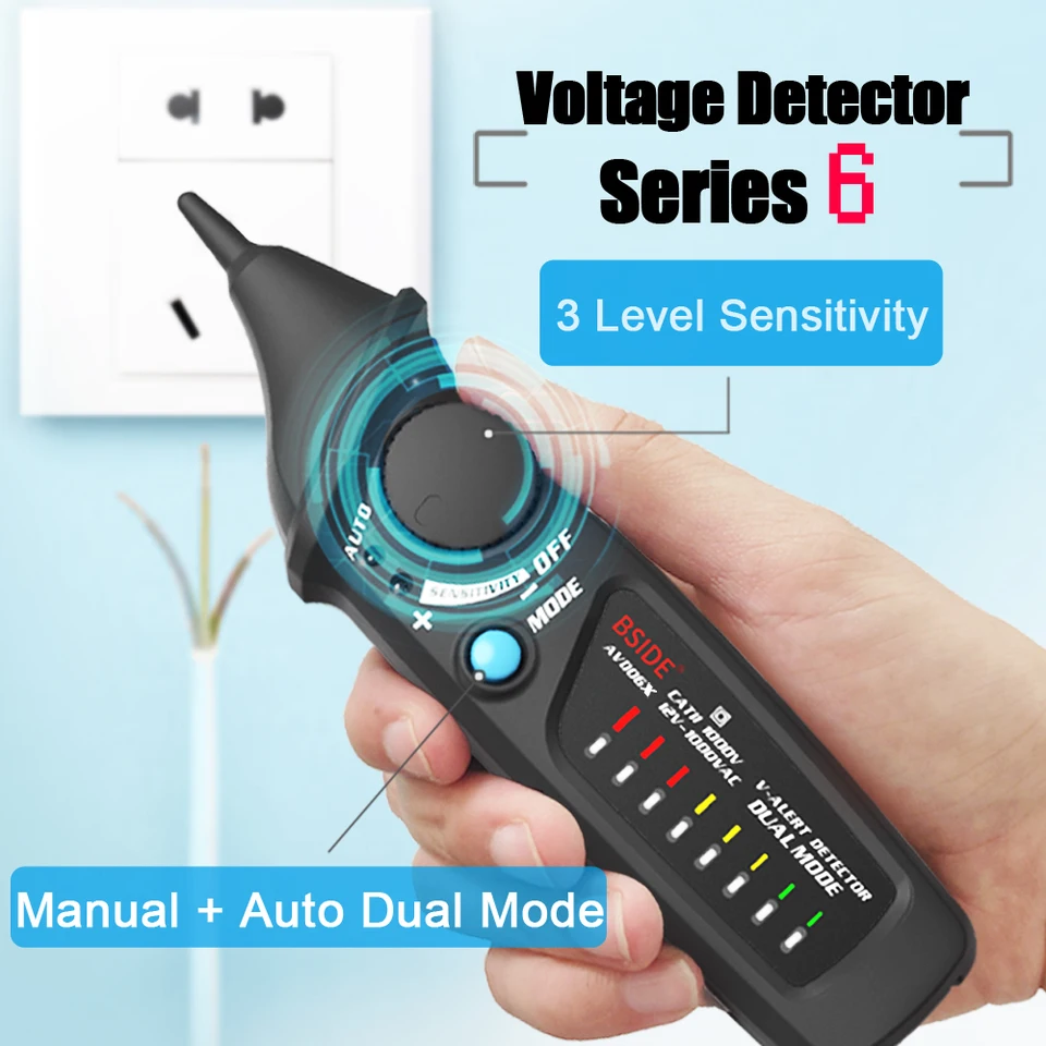 Nový indikátor testera detektora napätia Indikátor Inteligentný test ceruzka Live/fázový prelomový bod NCV Meter