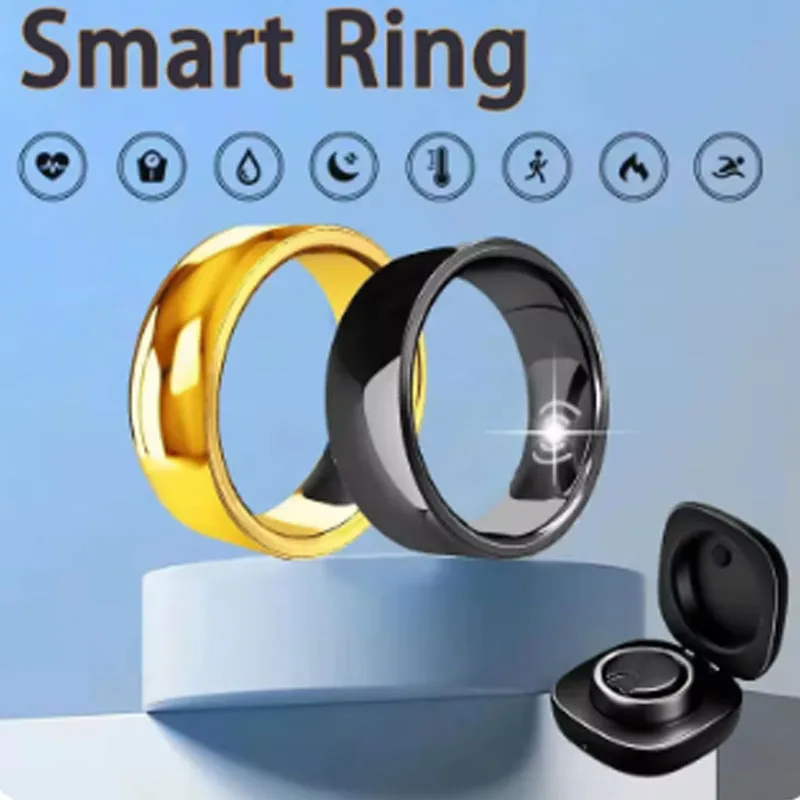 Nový inteligentný ring zdravotný monitor pre iPhone 14 plus Sony Xperia S LT2 Men Men Ženy Teplomer krvný tlak srdcový rytmus spánok Sleep