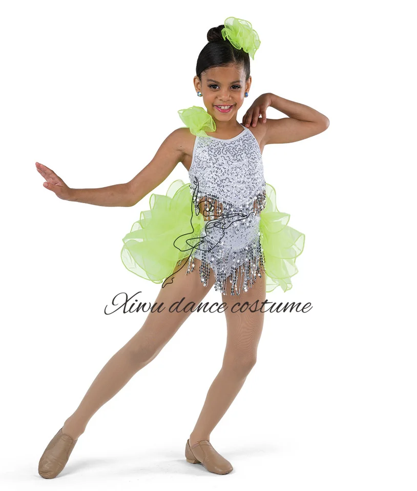 Nový jazzový tanečný kostým Profesionálne jazzové šaty Performance obleky Latinské šaty moderné tanečné šaty Seky Custom Dance Costum