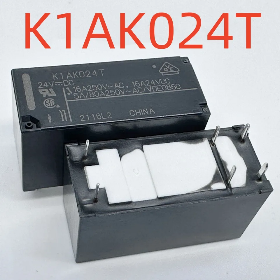 Nový K1AK024T; K1AK024T-KS; K1AK022T (115FA6-24V/22V-16A) relé 6pins
