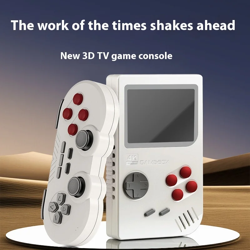 Nový K8 s jedným systémom PSP Open Source TV Game Machine Veľký 3D dvojitý hráč Vs. 4K Arcade Wireless 2,4G Darček chladiaceho vetra