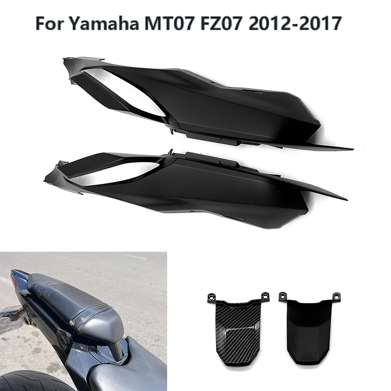 Nový kapotáž chvostov motocyklov pod bočným krytom sedadla Zadná Cowling Fit for Yamaha MT-07 FZ-07 2012 2013 2014 2015 2016 2016 2017
