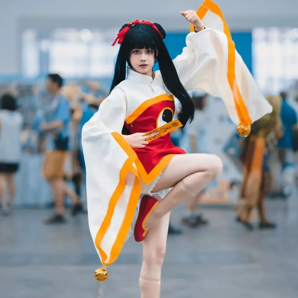 Nový kartón Sakura Li Meiling Cosplay kostým Halloween Dámsky