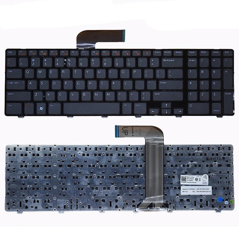 Nový laptop Rreplacection Keyboard kompatibilný pre Dell Inspiron 17R N7110 L701X L702X 5720 7720 XPS 17 Vostro 3750