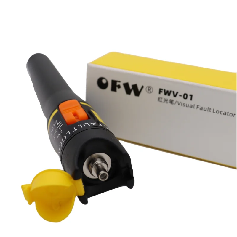 Nový laser 10MW/10 km lokalizátor vizuálnej chyby, tester optického kábla vlákien 10 km rozsah Red Laser Light Pen VFL Free Doprava