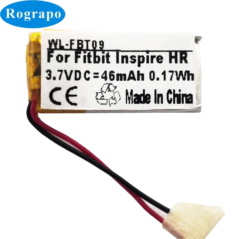 Nový Li-polymér 46 mAh Výmena batérie pre Fitbit Inspire HR aculator 2 drôt