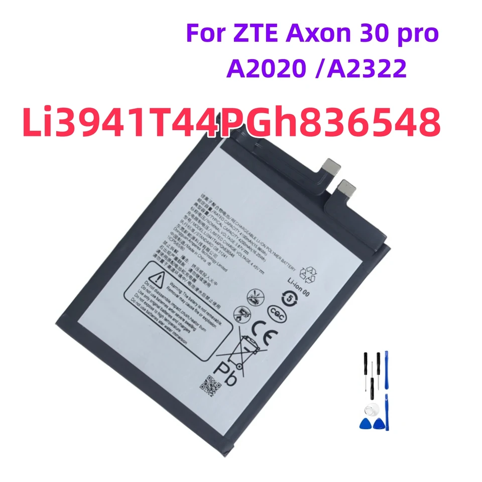 NOVÝ LI3941T44PGH836548 BATTERICKÁ PRE ZTE AXON 30 PRO A2020 /A2322 pre Nubia Red Magic 6R NX666J pre ZTE Axon 30 5G+ Nástroje