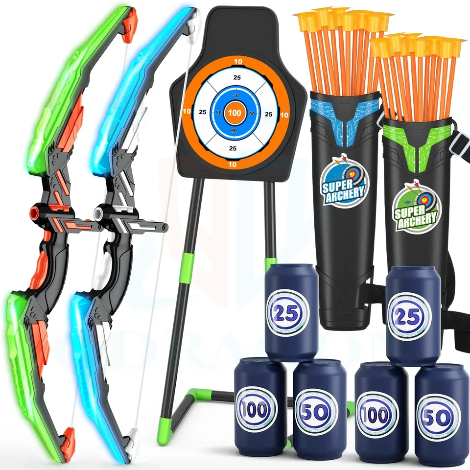Nový luk a šípky pre deti deti lukostreľba Bow Practice Recurve Bow outdoor Sports Game Hunting Shooting Toy Boys