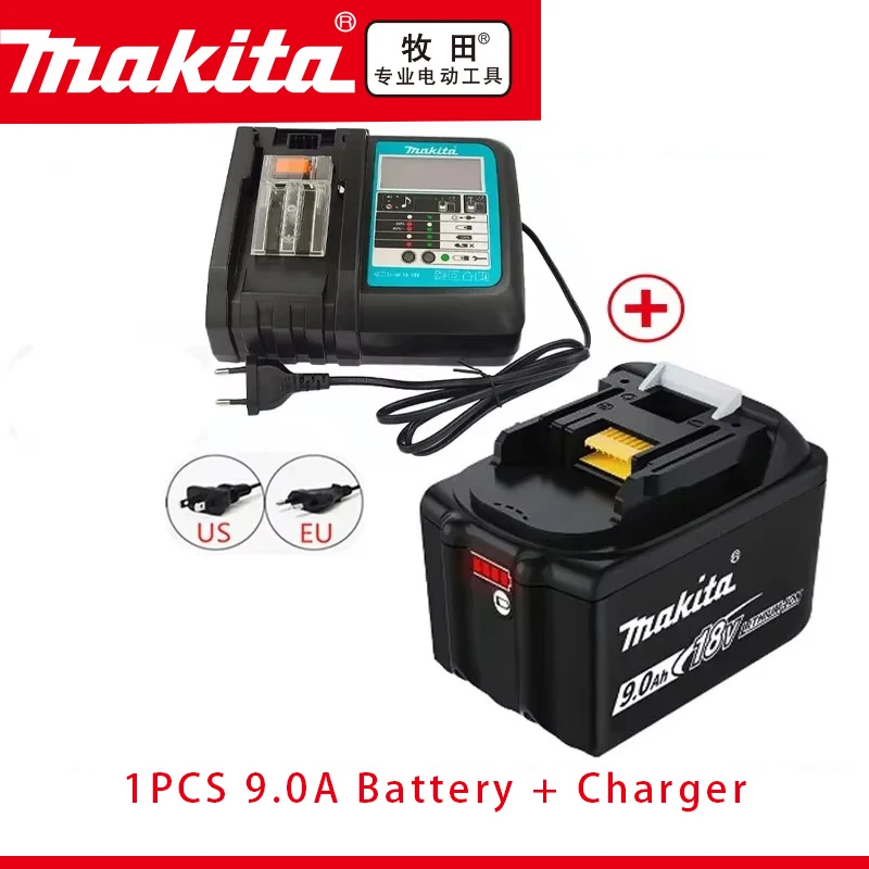 NOVÝ MAKITA 18V 6000MAH 15C Nabíjateľné elektrické náradie s batériou LED BL1830 BL1850 BL1860 nabíjačku s pracovným svetlom