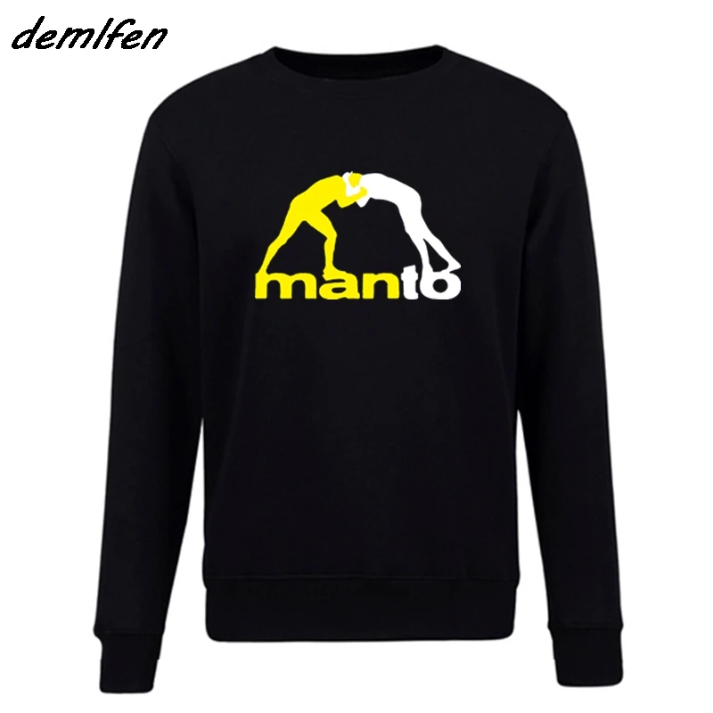 Nový manto brazílsky jiu jitsu bojový arter mužská čierna mikina móda nová fleece pullover mikina cool top srsty košele