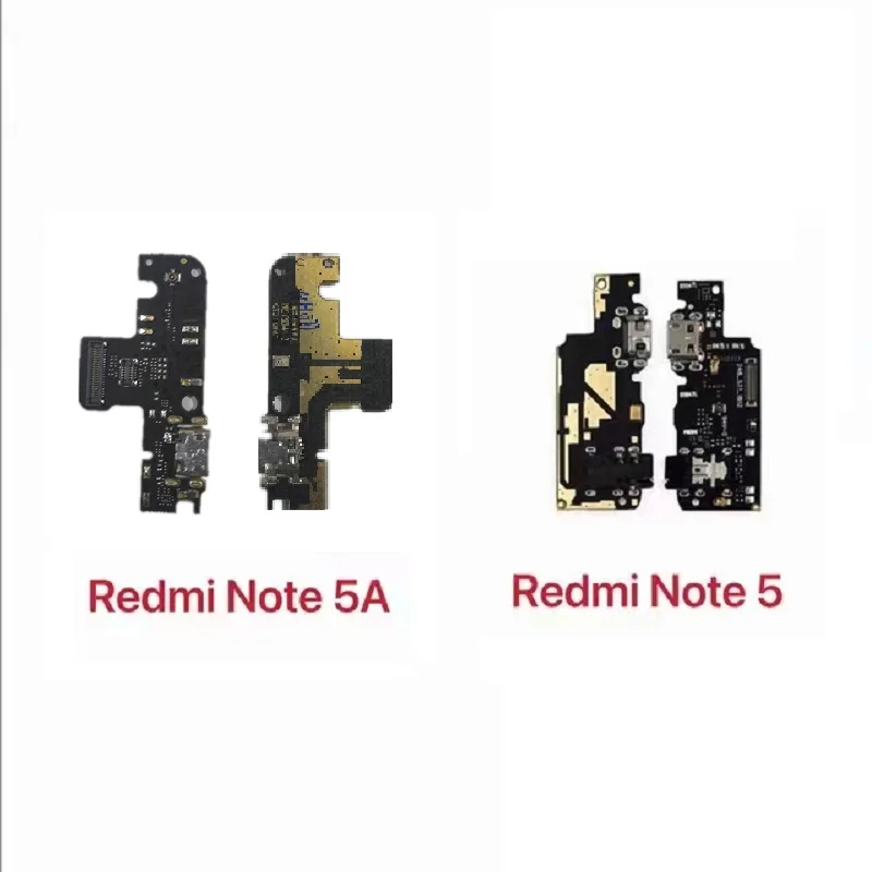 Nový mikrofónový modul+USB nabíjací port doska flex káblových konektorov pre časti Xiaomi Redmi Note 5A Výmena