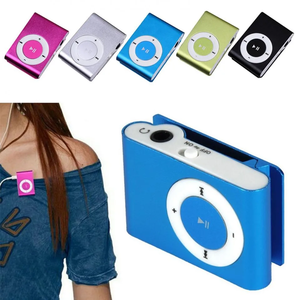 Nový mini mp3 prehrávač štýl prenosné hudobné médiá MP3 farebná klip USB SPORT podpory Walkman TF karta