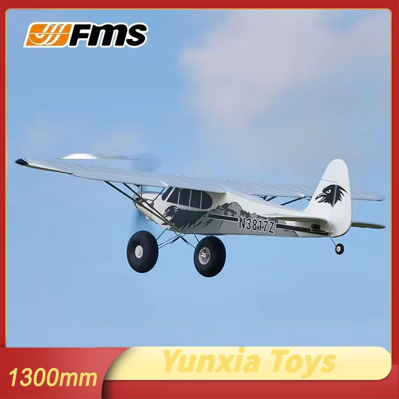Nový model lietadla FMS 1300 mm PA-18 Fixované krídlo RC Trainer Trainer Foam Aircraft Model diaľkového ovládania hračky PNP/RTF