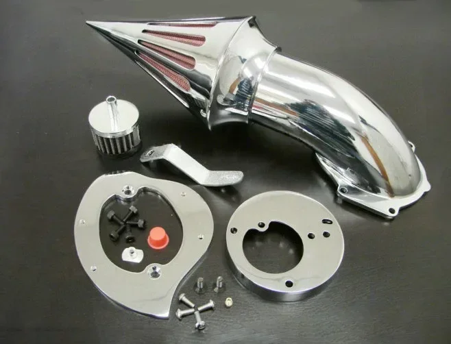 Nový motocykel Chrome Spike Air Cleaner Filter pre Honda VTX 1300 VTX1300