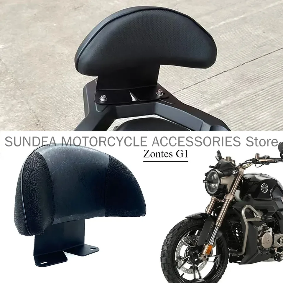 Nový motocykel Fit Zontes G1 Backrest zadný riadok Operace operadla batožiny operadla pre zontes G1 125 / G1 155 / G155 SR
