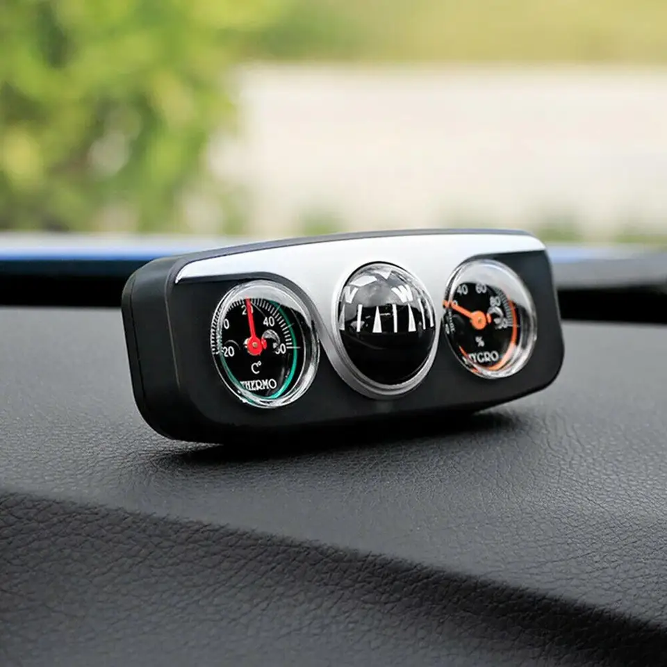 Nový multifunkčný kompas navigačný smer navigácie Digitálny automobilový kompas pre automobil