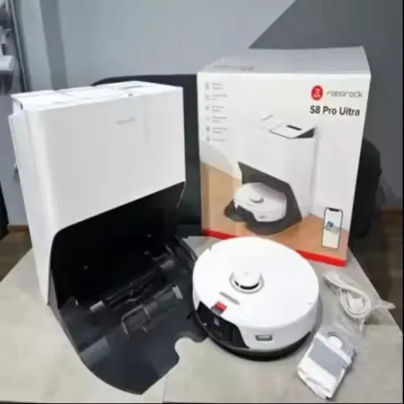 Nový nákup 2 Získajte 1 bezplatné 100% nové Roborocks S8 Pro Ultra Robot vákuum pripravené na prepravu