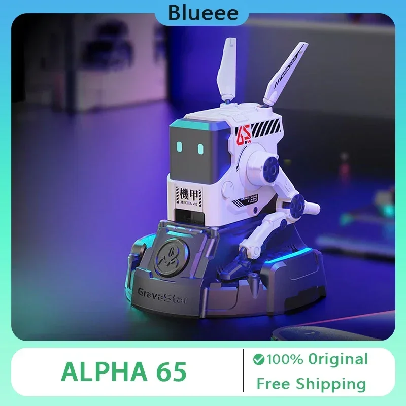 Nový orgán Alpha65 Gan Fast Charger Dark Knight Mecha 65W Quick Charger 3 Rozhrania pre iPhone prenosný počítač Decratioin