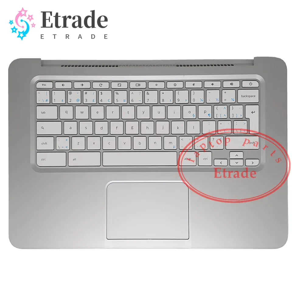 Nový originál pre HP Chromebook 14 G114-Q Palmrest Touchpad W/ (EN/ FR CAN) Klávesnica 743681-DB1 EAY01003020 740172-001