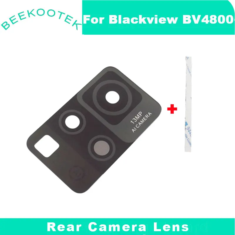Nový originálny BlackView BV4800 Zadný fotoaparát objektív zadnej kamery Lens Glass Cover Accessories for BlackView BV4800 Smart Phone