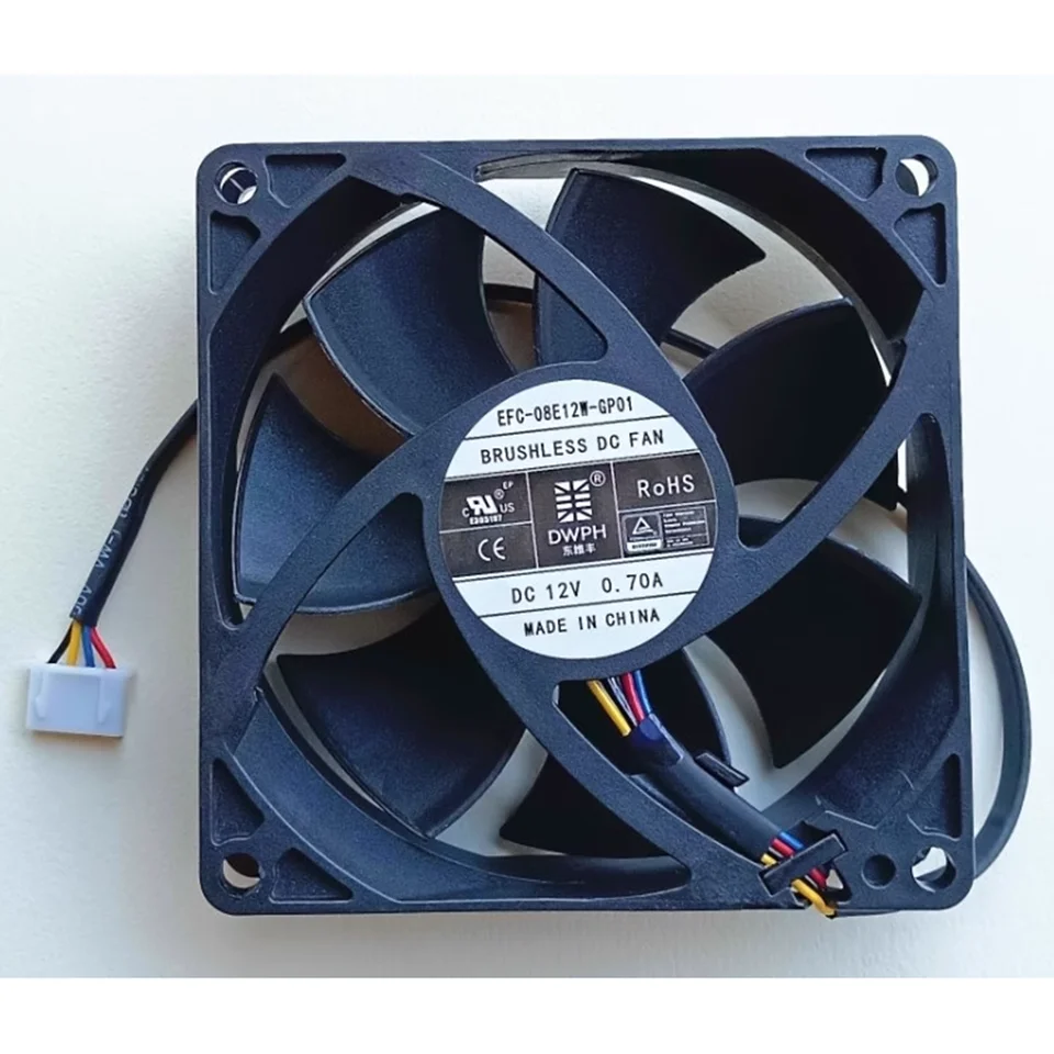 Nový originálny EFC-08E12W 12V 0,70a 8cm 8025