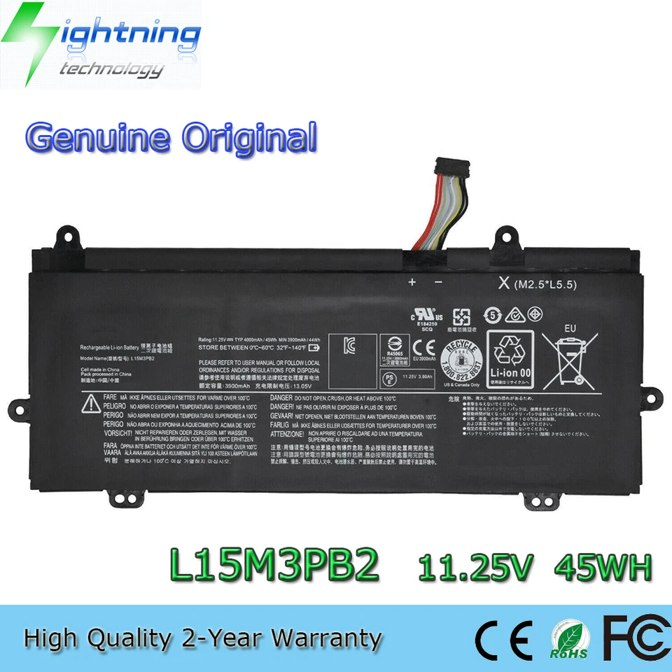Nový originálny L15M3PB2 11.25V 45WH prenosný batéria pre Winbook Lenovo N22 N23 5B10K90780 5B10K90783 L15C3PB0