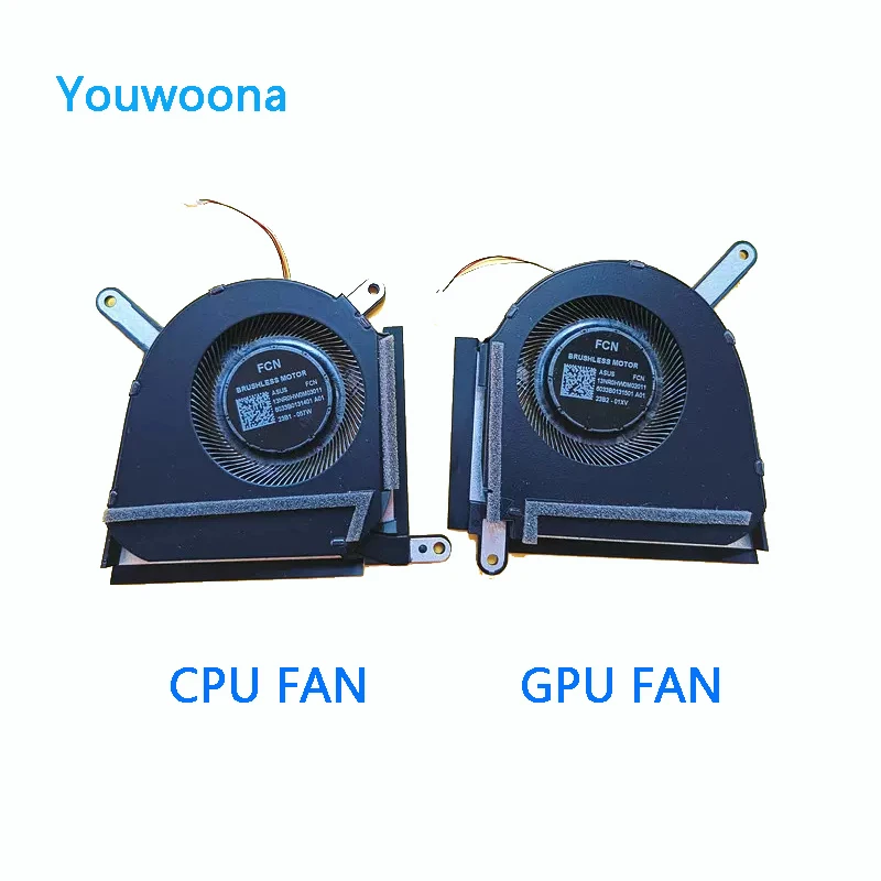 Nový originálny notebook CPU GPU chladiaci ventilátor pre ASUS Gaming A16 FA607 F16 FX607 2024