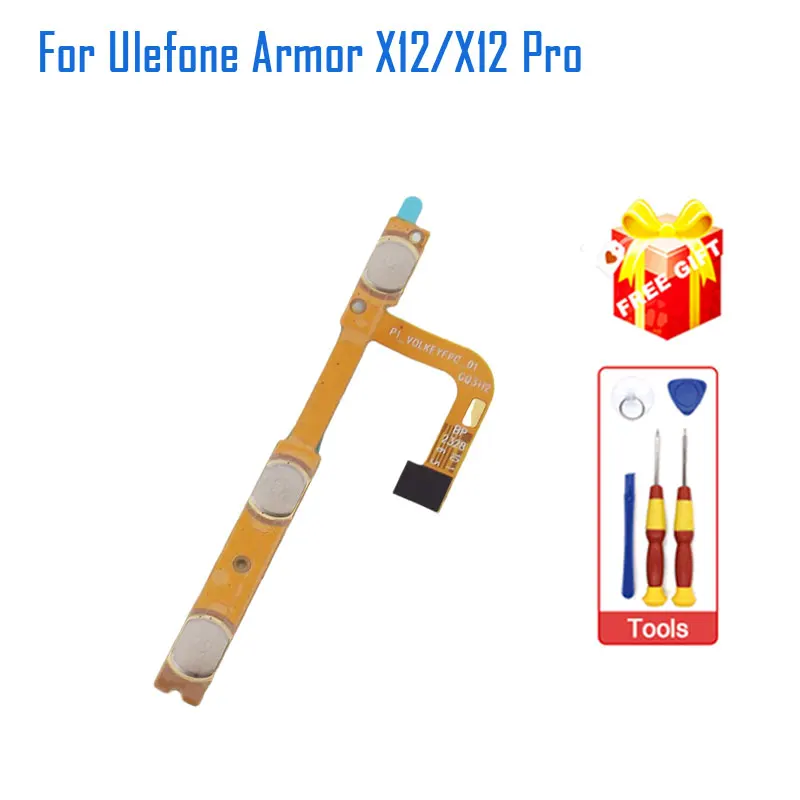 Nový originálny Ulefone Armor x12 x12 Pro Hodnota elektrického tlačidla Kábel Side Flex FPC pre Ulefone Armor X12 Pro Smart Phone