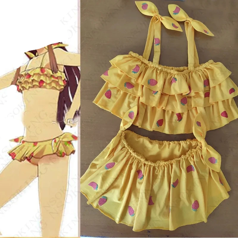 Nový P 5 Futaba Sakura Swimsuit Cosplay kostým na mieru vyrobený