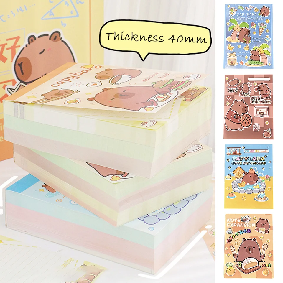 Nový papier Capybara Loose-Leaf Poznámkový blok