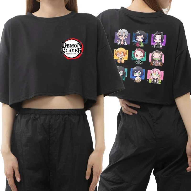 Nový populárny anime vzor harajuku tričko Dámske letné chladné krátke tričko Tops anime tričko