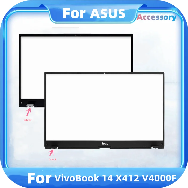 Nový počítačový prípad pre ASUS VivOBook 14 X412 V4000F NAPOŽITOVÝ LAPTOP LCD SCREE FARM OBRAZOVÝCH RÁMKA RÁM