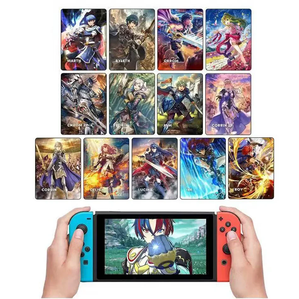 Nový požiarny znak Tri domy Splatoon 3 Amiibo Card Hot Game Anime Character NS Switch 3DS Set Collect Mini NFC vianočný darček