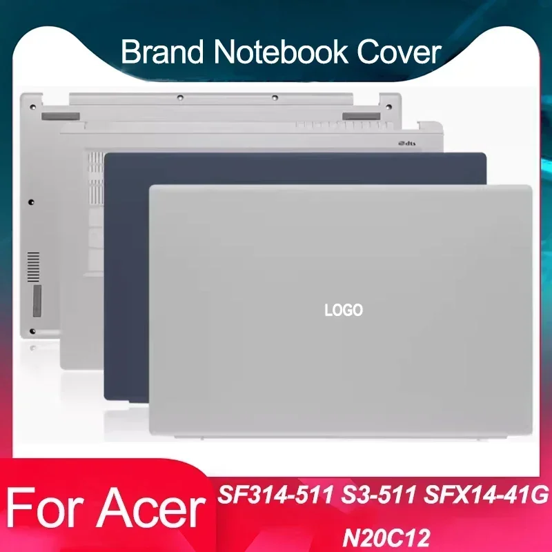 Nový pre Acer Swift 3 SF314-511 SF314-43 SFX14-41G S3-511 N20C12 NAPOŽITOK LCD LCD zadný kryt/PalmRest/PalmRest/Bottom Case Front Bezel 14